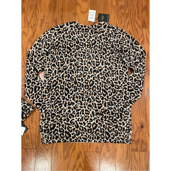 New w Tags 100% Cashmere Charter Club Crew Neck Shirt & Beanie $119 - Picture 11 of 16